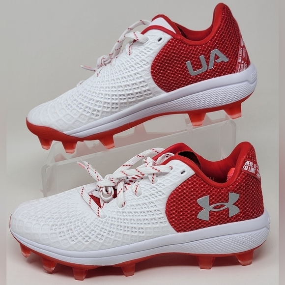 Under Armour Women's UA Glyde 2 MT TPU Softball Cleats 3026603-101 Size 8.5 New - Picture 3 of 11